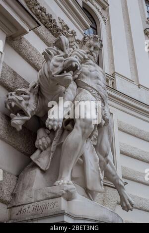 Hercules cerberus hofburg vienna hi-res stock photography and ..., حجم الصورة 300x470