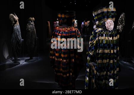 Italy, Milan- 22 February 2020: Armani/Silos, the fashion art space in Milan dedicated to the Armani style Stock Photo