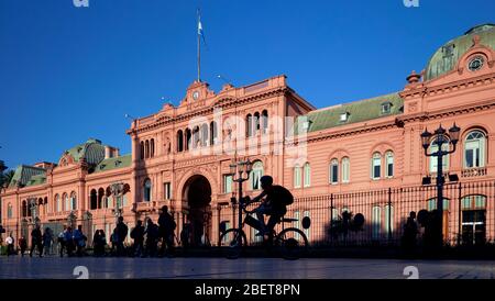 Pink House / Casa Rosada. (Presidential Palace). Buenos Aires, Argentina Stock Photo