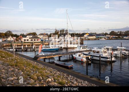 Hiddensee, Germany, 10-14-2019, Hiddensee Island in the Western Pomerania Lagoon Area Stock Photo