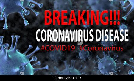Coronavirus 2019-nCov novel coronavirus concept responsible for Asian flu outbreak and coronaviruses influenza as dangerous flu strain cases as a pand