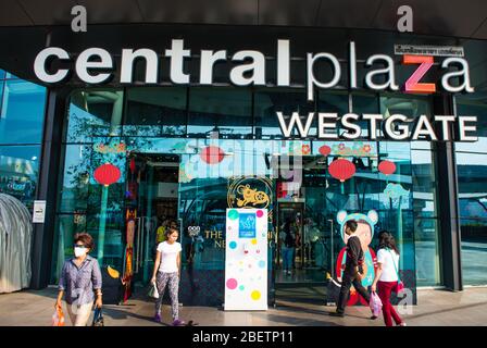 Central Plaza Westgate shopping mall in Bangkok Thailand Stock Photo