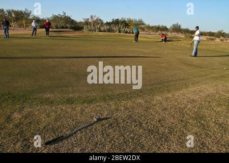 Club de Golf estilo desertico en el real de Catorce (Foto:LuisGutierrez/NortePhoto.com)