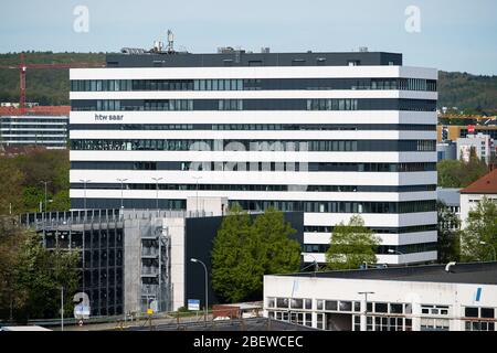 15 April 2020 Saarland Saarbrucken The High Rise Building Of The Saarland University Of Applied Sciences