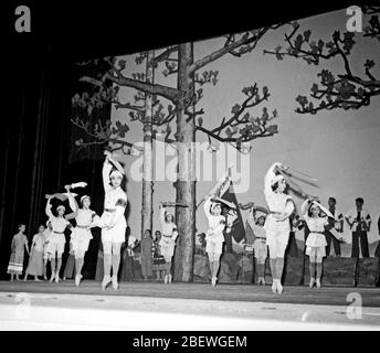 In 1964 the balletRed Army Girl at the Literary Party of the Canton Fair Stock Photo