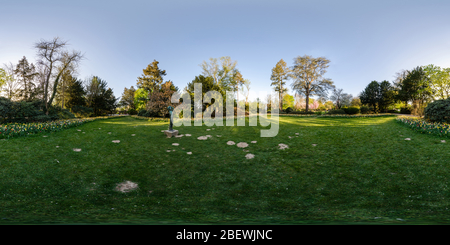 360° view of Bunter Garten, Mönchengladbach, Germany Alamy
