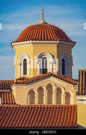 Beautiful domes in the Archeological park of Athens, Greece Stock Photo