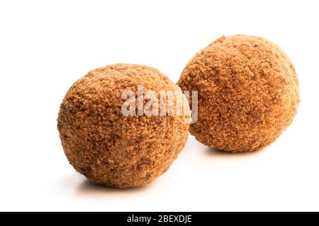 Scotch  eggs isolated on white background Stock Photo