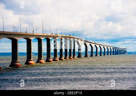 The Confederation Bridge - Canada Stock Photo