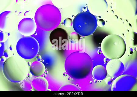 background, multicolored balls, blur, texture, heterogeneous color Stock Photo