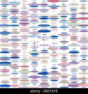Colored  ovals on white background Stock Vector