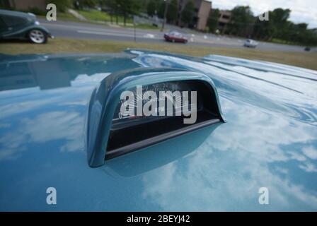 Pontiac GTO External Tach Stock Photo