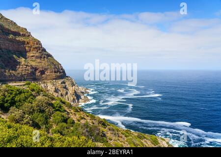Chapman's Peak in Cape Town, South Africa. Stock Photo