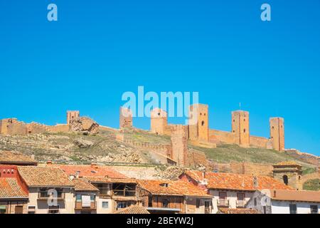 Castle. Molina de Aragon, Guadalajara province, Castilla La mancha, Spain. Stock Photo