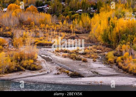Leh city is a town in the Leh district of the Indian state of Jammu and Kashmir. It was the capital of the Himalayan kingdom of Ladakh. Stock Photo