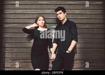 black dress couple pic