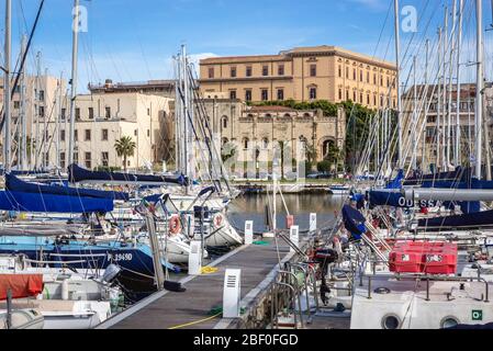 Santa Maria della Catena church in La Cala area of Port of Palermo city of Southern Italy, the capital of autonomous region of Sicily Stock Photo