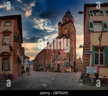 Church of the Holy Spirit in Heidelberg, Baden-Wurttemberg, Germany Stock Photo