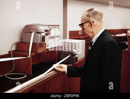 old fashion ticker tape Stock Photo - Alamy