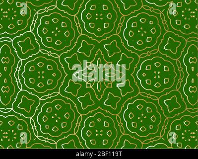 Abstract Seamless Pattern with geometric and shape floral for wallpaper, background, fabric, greeting card and ornament. Stock Photo