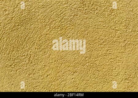 Yellow Painted Concrete Wall Texture Stock Photo