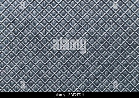 Squared grid abstract background. gray plastic texture. pattern with square shaped cells Stock Photo