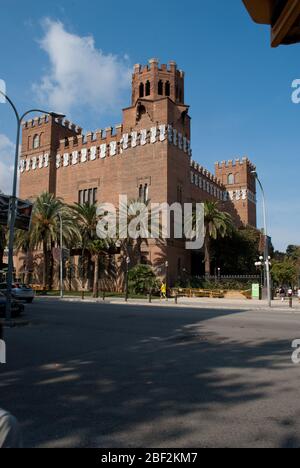 Castle of the Three Dragons, Castell dels Tres Dragons, Ciutadel Park Barcelona, Spain Stock Photo