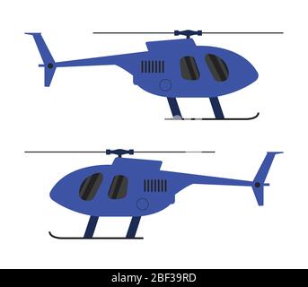 helicopter icon illustrated in vector on white background Stock Vector