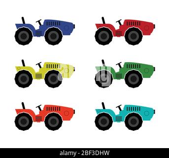 toy truck icon illustrated in vector on white background Stock Vector