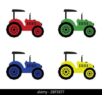 toy truck icon illustrated in vector on white background Stock Vector