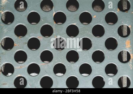 A set of numbers (1234567890), silver metal perforated with small holes  isolated on white background close-up Stock Photo - Alamy