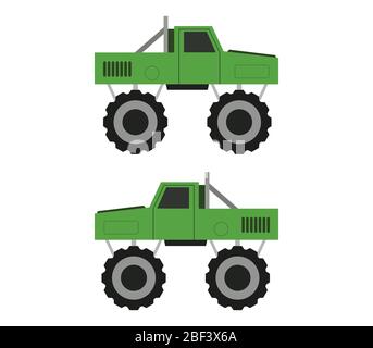 Monster truck Stock Vector Images - Alamy