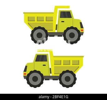 toy truck icon illustrated in vector on white background Stock Vector