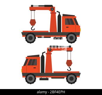 crane icon illustrated in vector on white background Stock Vector