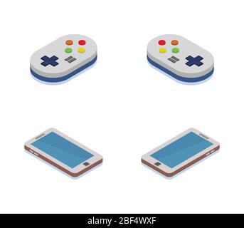 technological objects icon illustrated in vector on white background Stock Vector