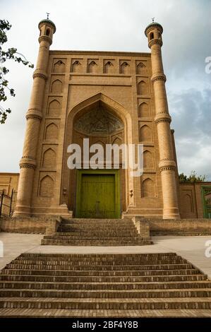 A mosque in the Uighur part of Kuche, Xinjiang Province, China. Stock Photo