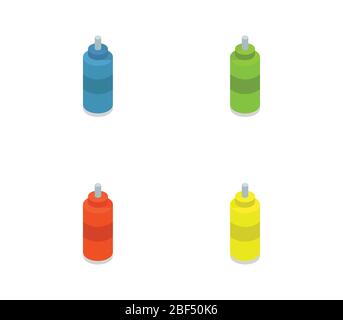 water icon for bike illustrated in vector on white background Stock Vector