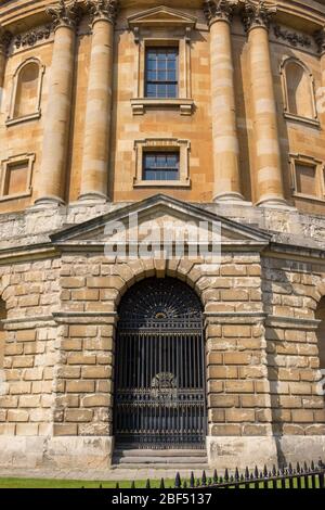 Oxford Bodleian Library / Radcliffe Camera deserted during Covid-2019 lockdown Stock Photo