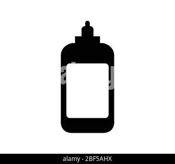glue icon illustrated in vector on white background Stock Vector