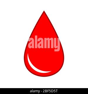 Drop of blood medical icon virus health Stock Vector