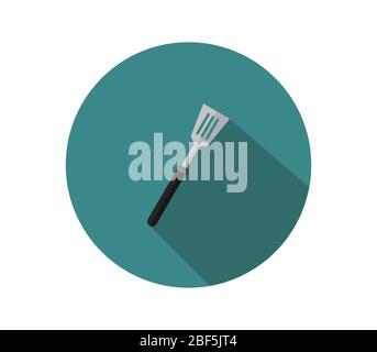 spatula icon illustrated in vector on white background Stock Vector