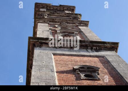 Bell tower of San Vittore church in Varese, Italy Stock Photo