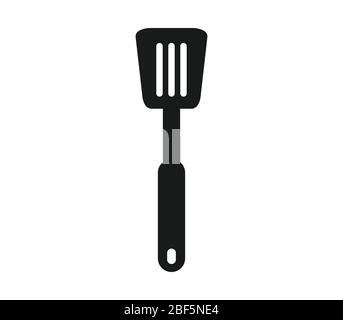 spatula icon illustrated in vector on white background Stock Vector