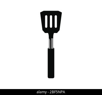 spatula icon illustrated in vector on white background Stock Vector