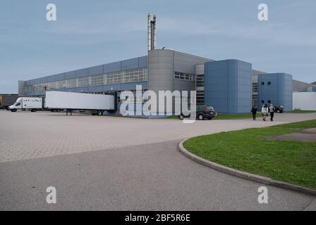 Factory Building Vitra Campus by Nicholas Grimshaw Stock Photo