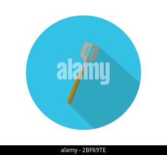 spatula icon illustrated in vector on white background Stock Vector