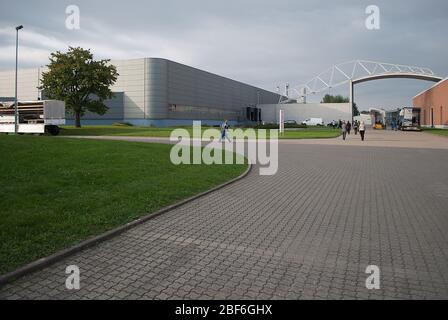 Factory Building Vitra Campus by Nicholas Grimshaw Stock Photo