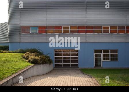 Factory Building Vitra Campus by Nicholas Grimshaw Stock Photo