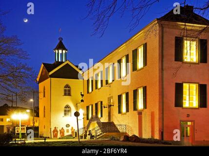 Haus Letmathe in the evening, Germany, North Rhine-Westphalia, Sauerland, Iserlohn Stock Photo