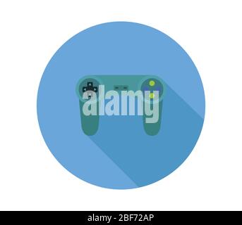 joystick icon illustrated in vector on white background Stock Vector